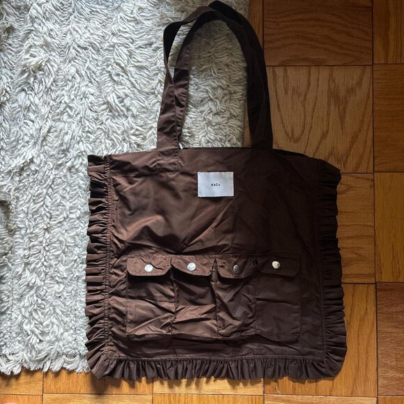 Kkco Utility Tote in Chocolate - Picture 2 of 4